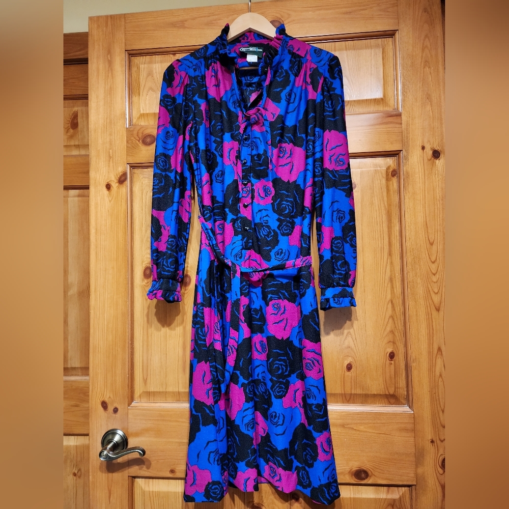 Vintage Sherri Lynn Dress, Size 14